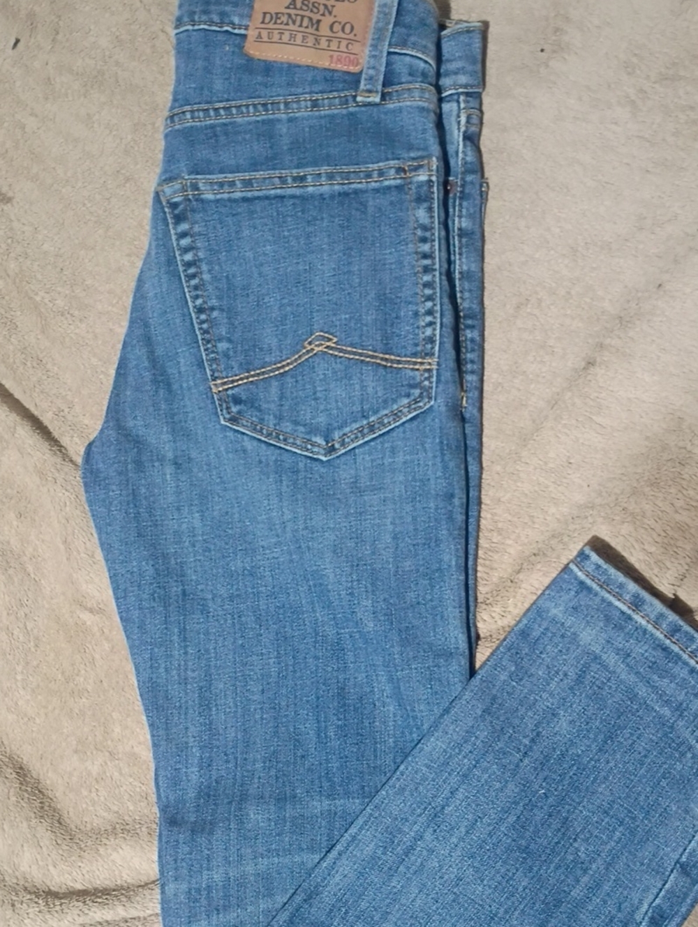 U.S. Polo Assn. Men's Light Blue Skinny Jeans